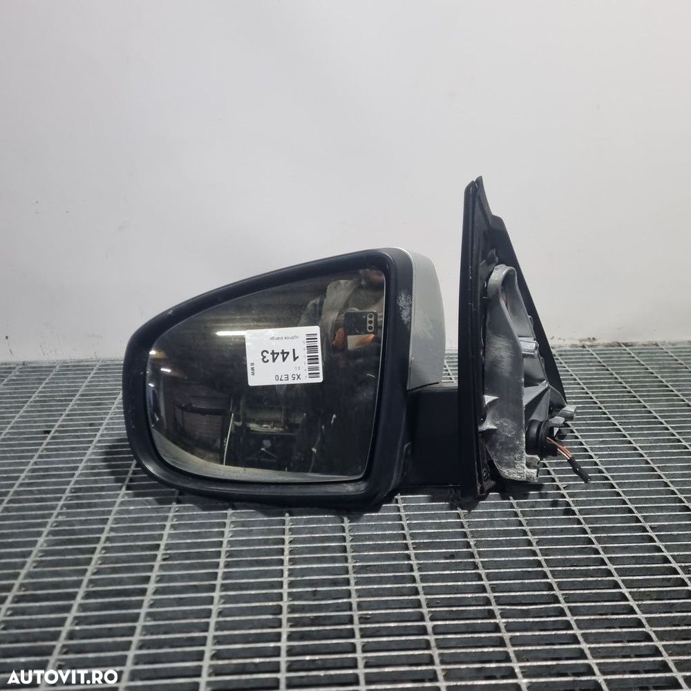 Oglinda stanga BMW X5 E70 2007 - 2010 4 Usi TITANSILBER - METALLIC 354 (1443) Cu ... - 2