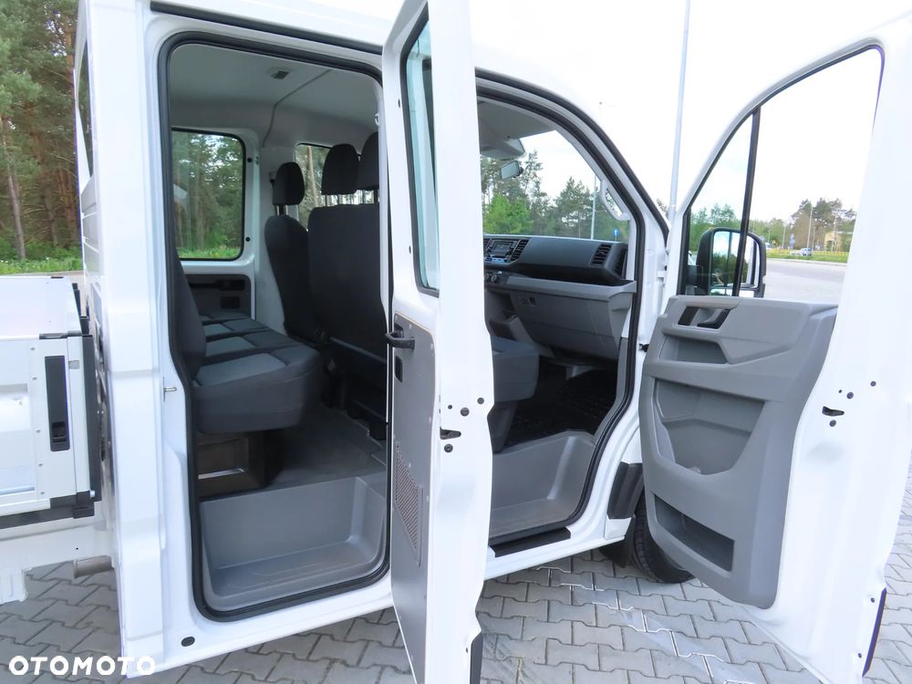 Volkswagen Crafter 35 TDI 2.0 140 KM Doka Brygadowy DUBEL MIXTO 7-Mio.Os + 1153 Kg Ład. Skrzynia Otwarta 3513 mm Długa Rozstaw Osi 4490 mm L4 HAK 3000 Kg Udźwig Stan Wizualny I Techniczny JAK NOWY Gotowy Dostępny OKAZJA POLECAM - 25
