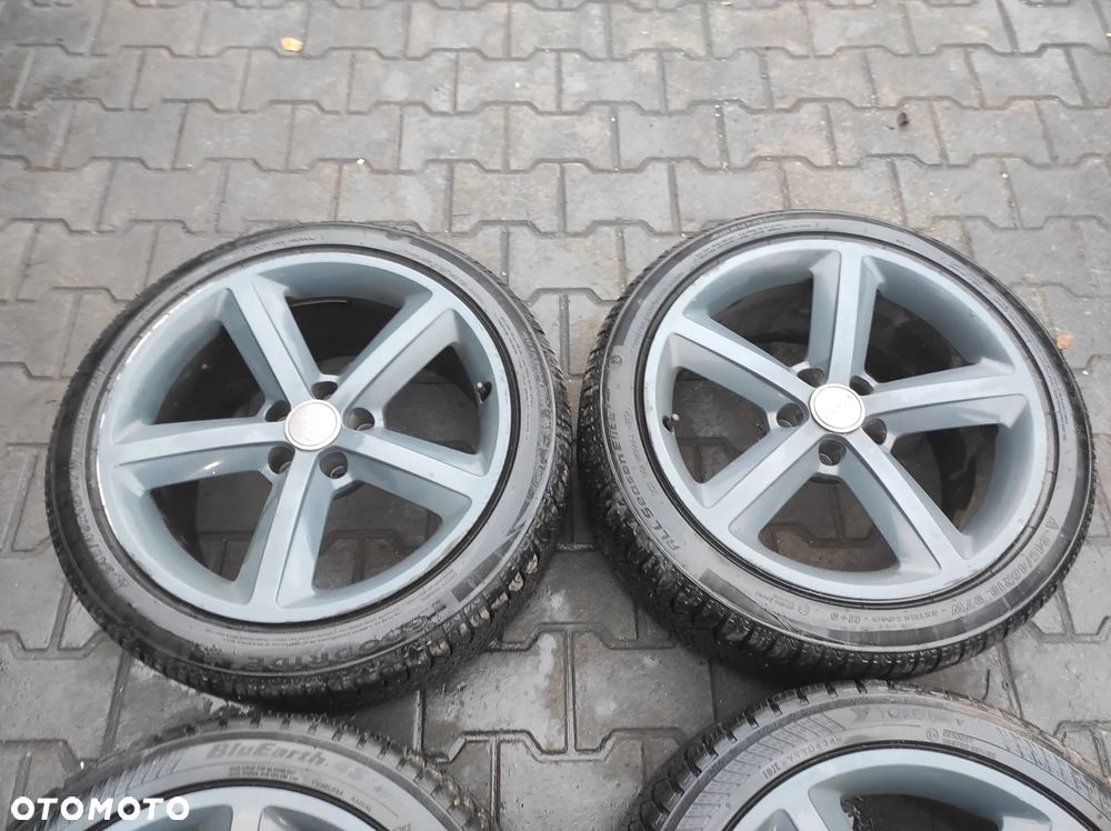 ORYGINALE FELGI ALUFELGI KOŁA ALUMINIOWE OPONY ZIMORE 24ROK YOKOHAMA RONAL 5X112 8.5Jx18 ET45 ET 29  245 40 18 8T0601025M VW AUDI SEAT SKODA WYSYŁKA !!!! - 4