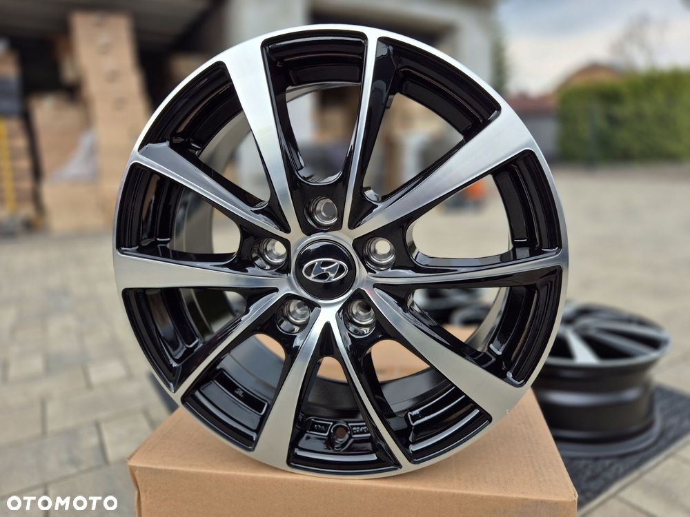 Hyundai 16 " Felgi Nowe 5x114,3 Elantra I30 Kona iX20 iX35 Kona - Czarny Poler - 4