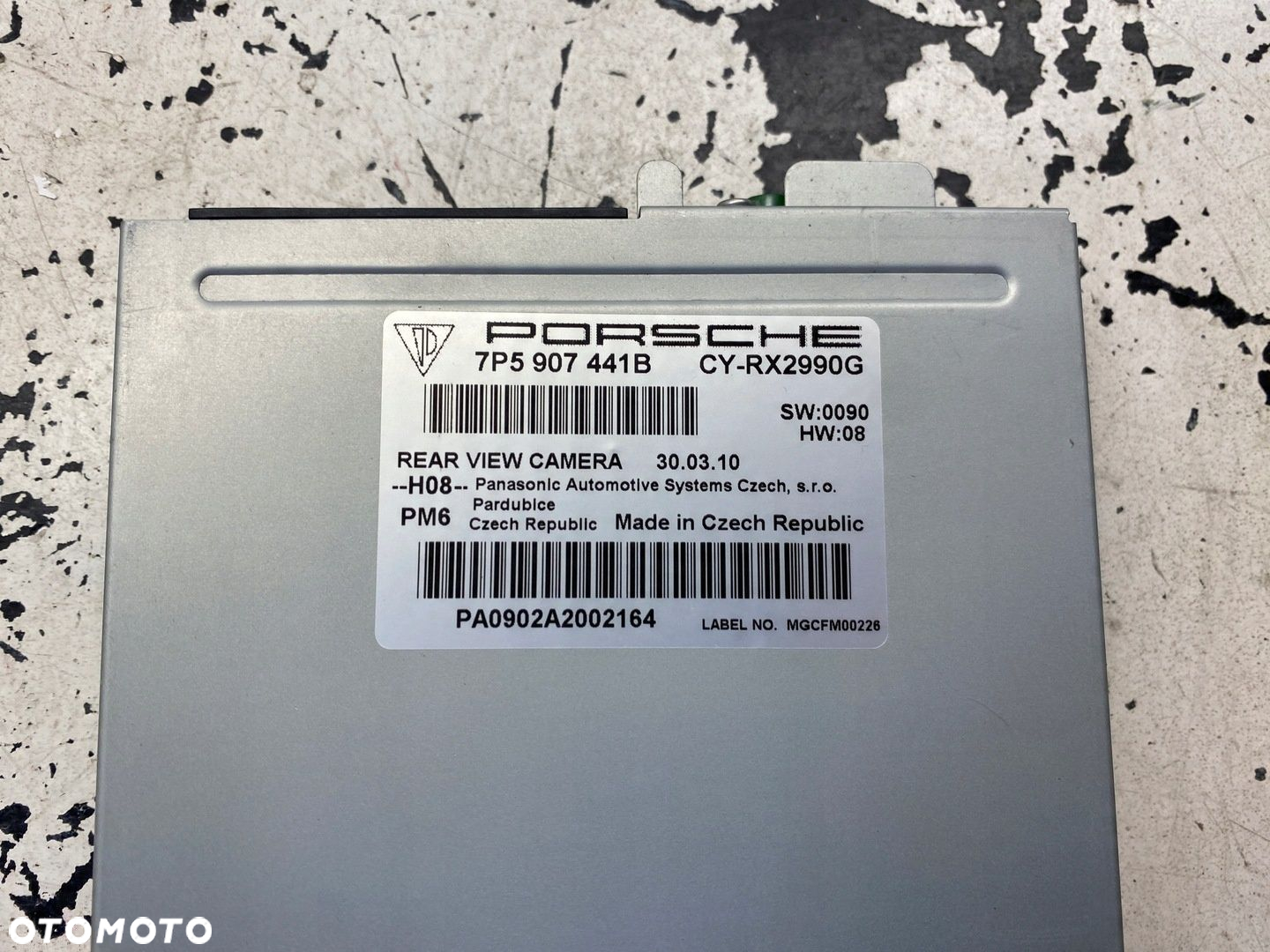 PORSCHE CAYENNE II MODUŁ KAMERY COFANIA 7P5907441B - 2