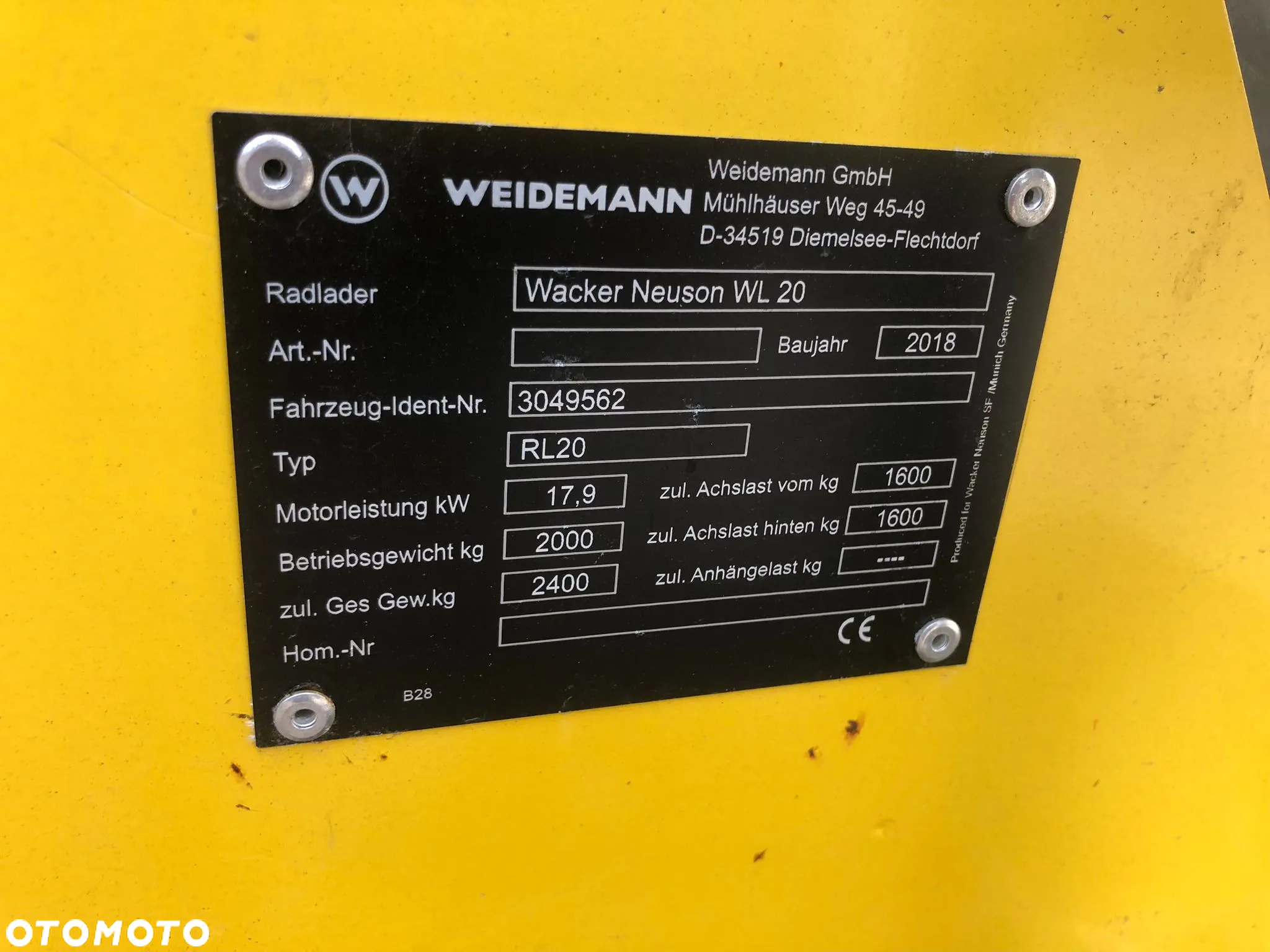 Wacker Neuson WL 20 - 3
