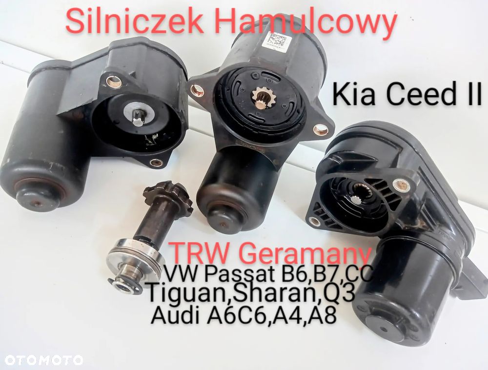 ZACISK SILNICZEK HAMULCOWY PASSAT B5,B6,B7,B8,CC,TIGUAN,SHARAN,ALHAMBRA AUDI A6 C6,C5,C7,A4 B8 A8 D3 D4,Q3,Q5,A3,MAZDA CX5,CX3,MAZDA 6,BMW 5 F10 F11 F40 F45 X1 i3 ,VOLVO S60,V60,XC60,S80,XC70,V70,HYUNDAI i40,i30,TUCSON,KIA SPORTAGE CEED,OPTIMA ,LANCIA THESIS,FORD MONDEO MK4,MK5,GALAXY,S-MAX,RENAULT SCENIC III MEGANE ESPACE TALISMAN,CF MOTO,LIGIER X Too,NOVA,MICROCAR MC1 MC2,Cargo,IVECO DAILY - 13