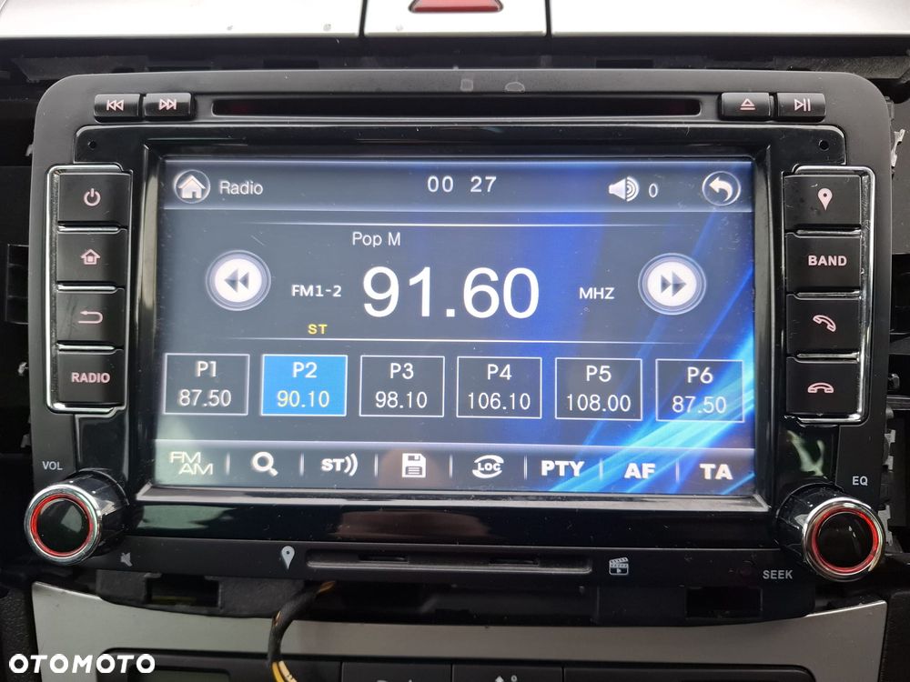 Radio Samochodowe 2-DIN 2DIN A-SURE Nawigacja VW Passat B6 Touran Golf Transporter - 1