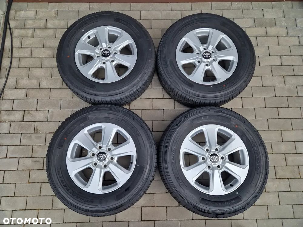 KOŁA CAŁOROCZNE TOYOTA LAND CRUISER 300 DUNLOP GRANDTREK ALL-TERRAIN AT30 114V  M+S 07/21, 265/65/R18, 7,5Jx18 ET60 6x139,7 - NOWE ORYGINALNE - 1