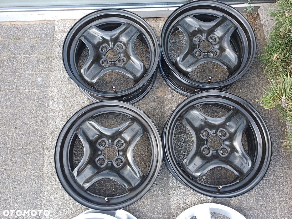 Opel CORSA ADAM Karl 4*100 Felgi struktura+ Kołpaki+ TPSM DEMO jak NOW - 6