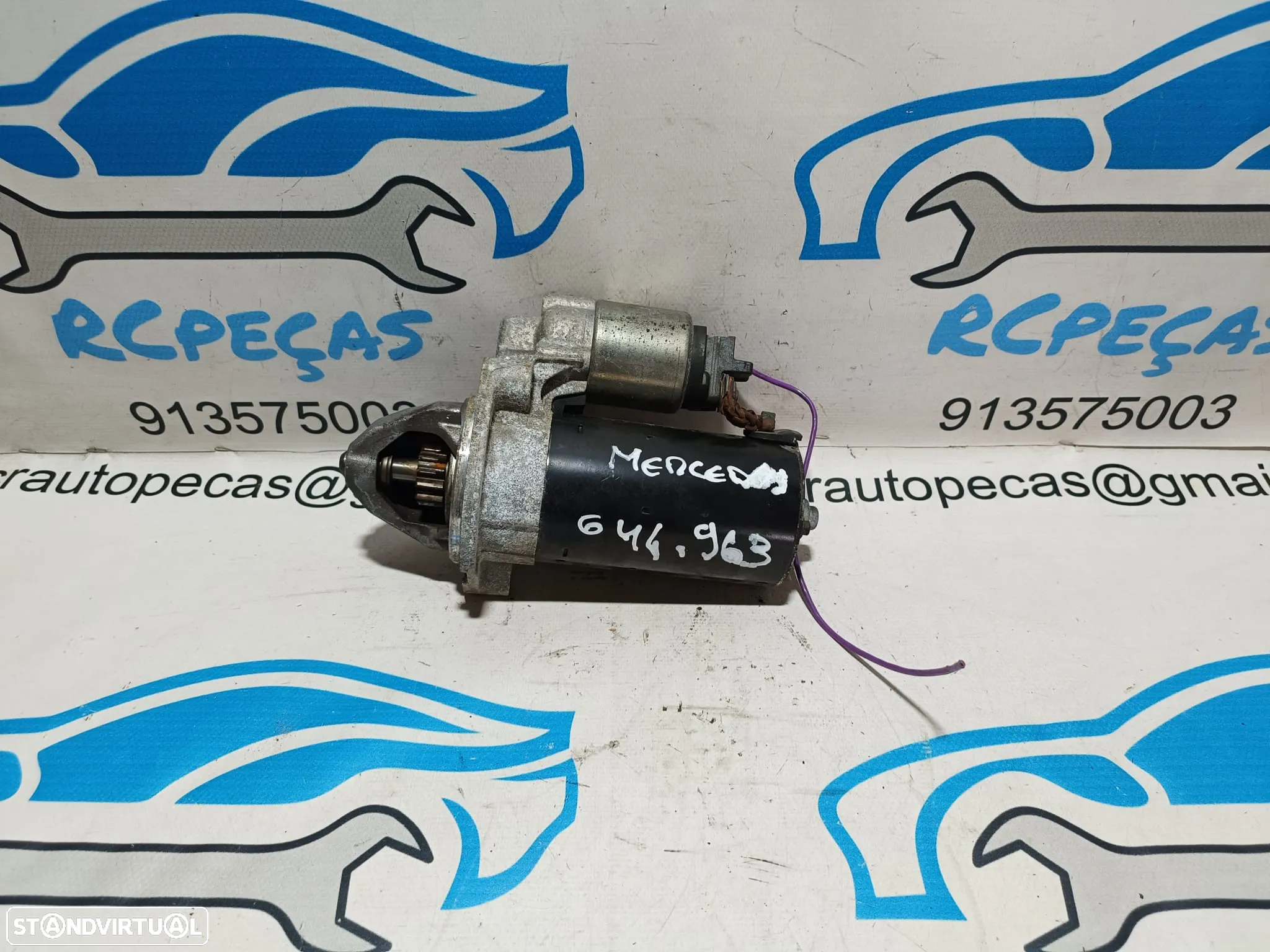 MOTOR ARRANQUE MERCEDES BENZ C W204 220 CDI 16V 170CV OM651911 651911 A0061512501 0061512501 0001115047 SPRINTER E W211 CLC CL203 CLK C209 W209 - 6