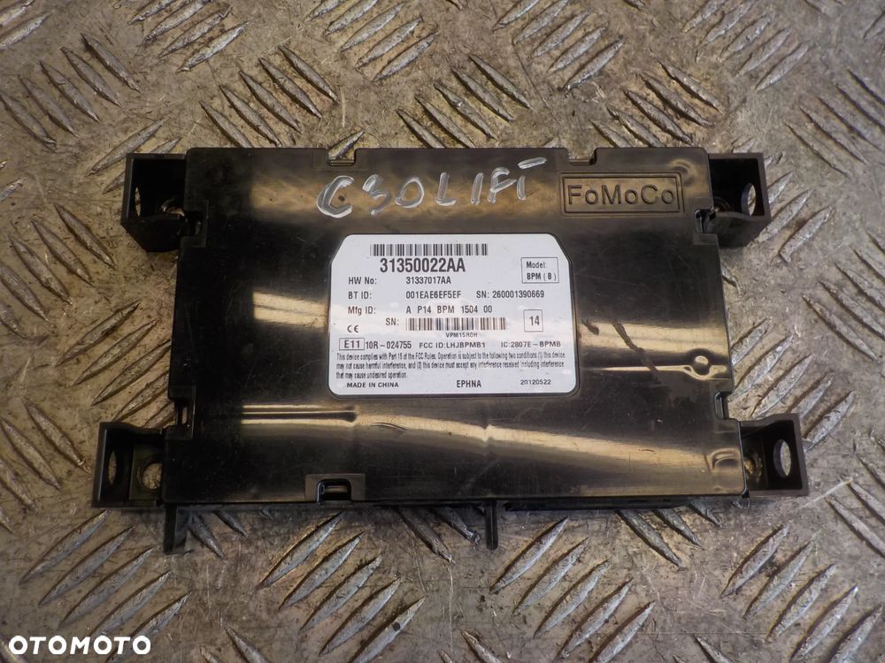 VOLVO C30 S40 II V50 XC90 MODUŁ STEROWNIK BLUETOOTH 31350022AA