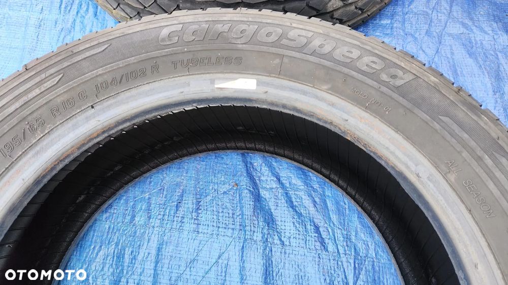 OPONY LETNIE WIELOSEZONOWE WZMACNIANE DO BUSA 195/65R16C 195 65 16C  A867 TIGAR CARGOSPEED KOMPLET MERCEDES VITO - 12