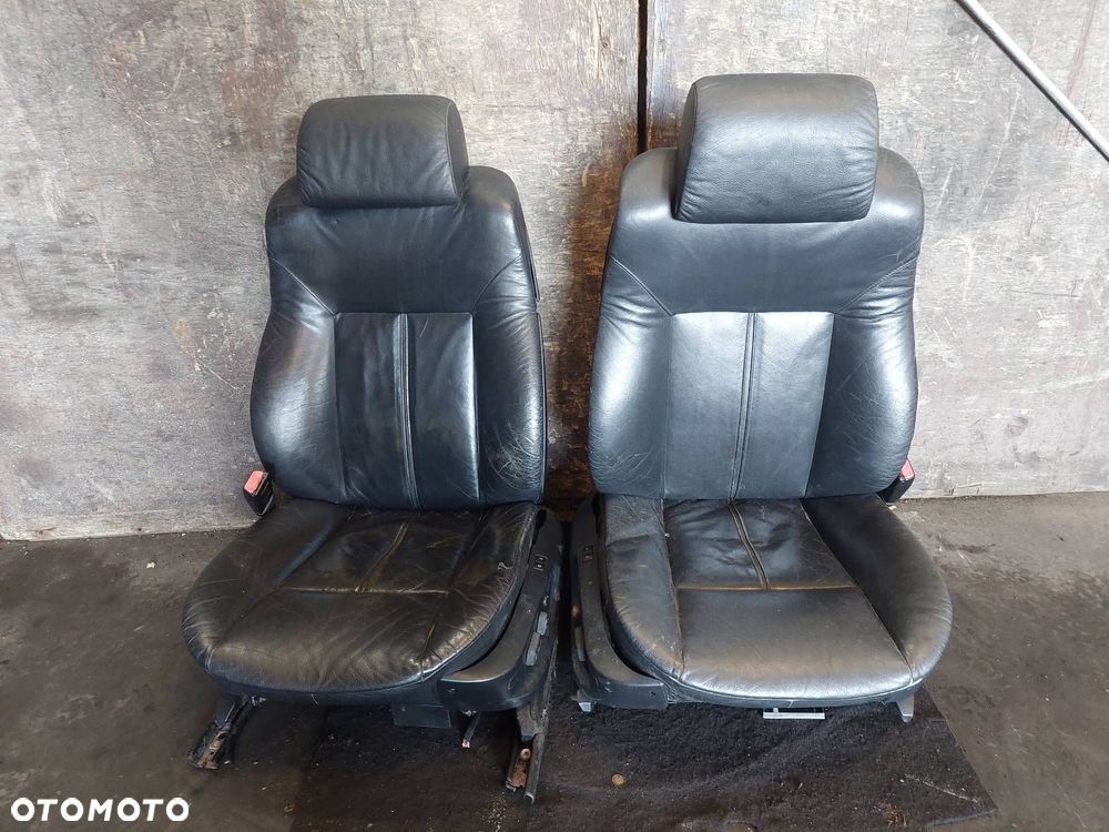 FOTELE KOMPLET LEWY PRAWY KANAPA TYŁ + BOCZKI BMW E39 SEDAN SKÓRA KOMFORTY - 8
