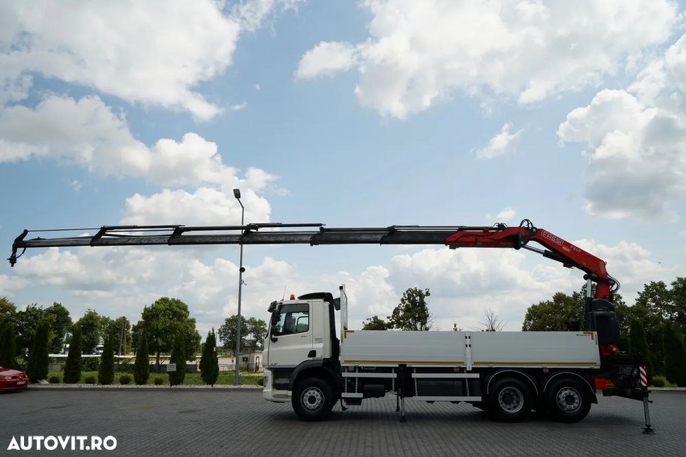 DAF CF 450 / 6x2 / LIVRARE / HDS FASSI F 245 / 6x EXTENSIE - 17 M / ROTARE / RADIOCOMANDĂ / EURO 6 / 2018 - 3