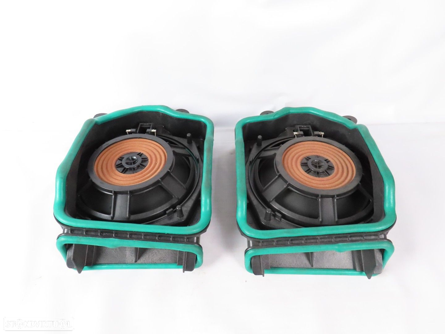 Conjunto de Colunas Chão / Midwoofer Direito/Esquerdo Seminovo/ Original BMW 7 (... - 2