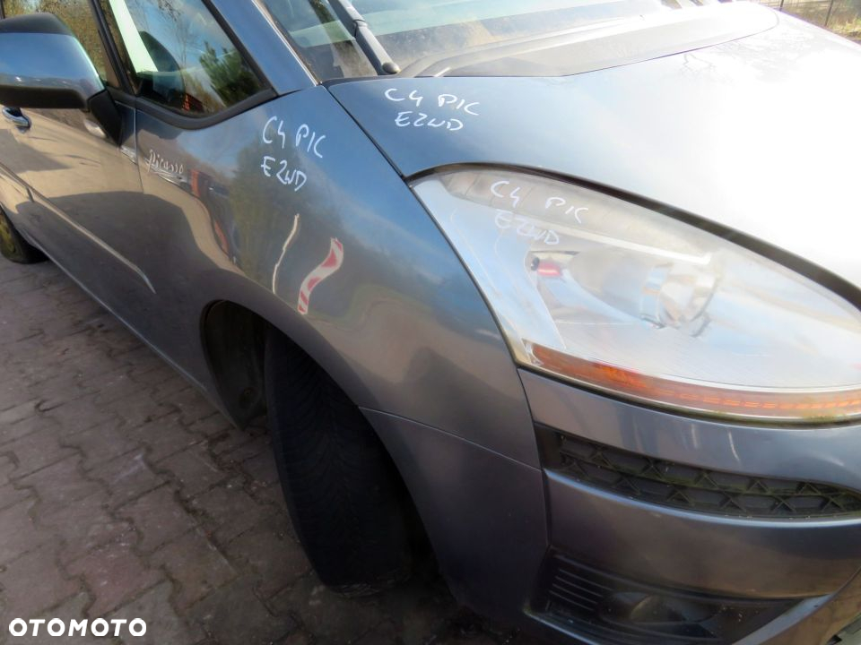 MASKA ZDERZAK BŁOTNIKI LAMPY C4 PICASSO I EZWD  CITROEN 2006-2010 SZARY PRZÓD KOMPLETNY - 12
