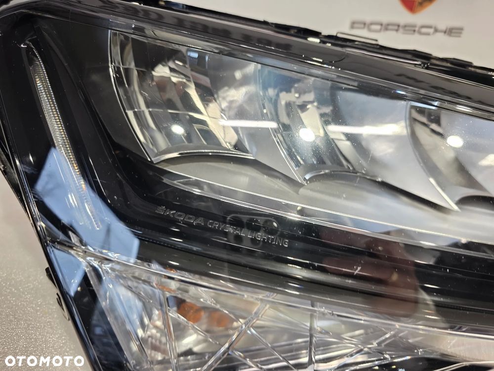 SKODA SUPERB 3 III LIFT 3V0 19- PRAWA LAMPA PRZEDNIA PRZÓD LED CRYSTAL LIGHTING NR 3V1941016C NR AUKCJI LPP269 - 4