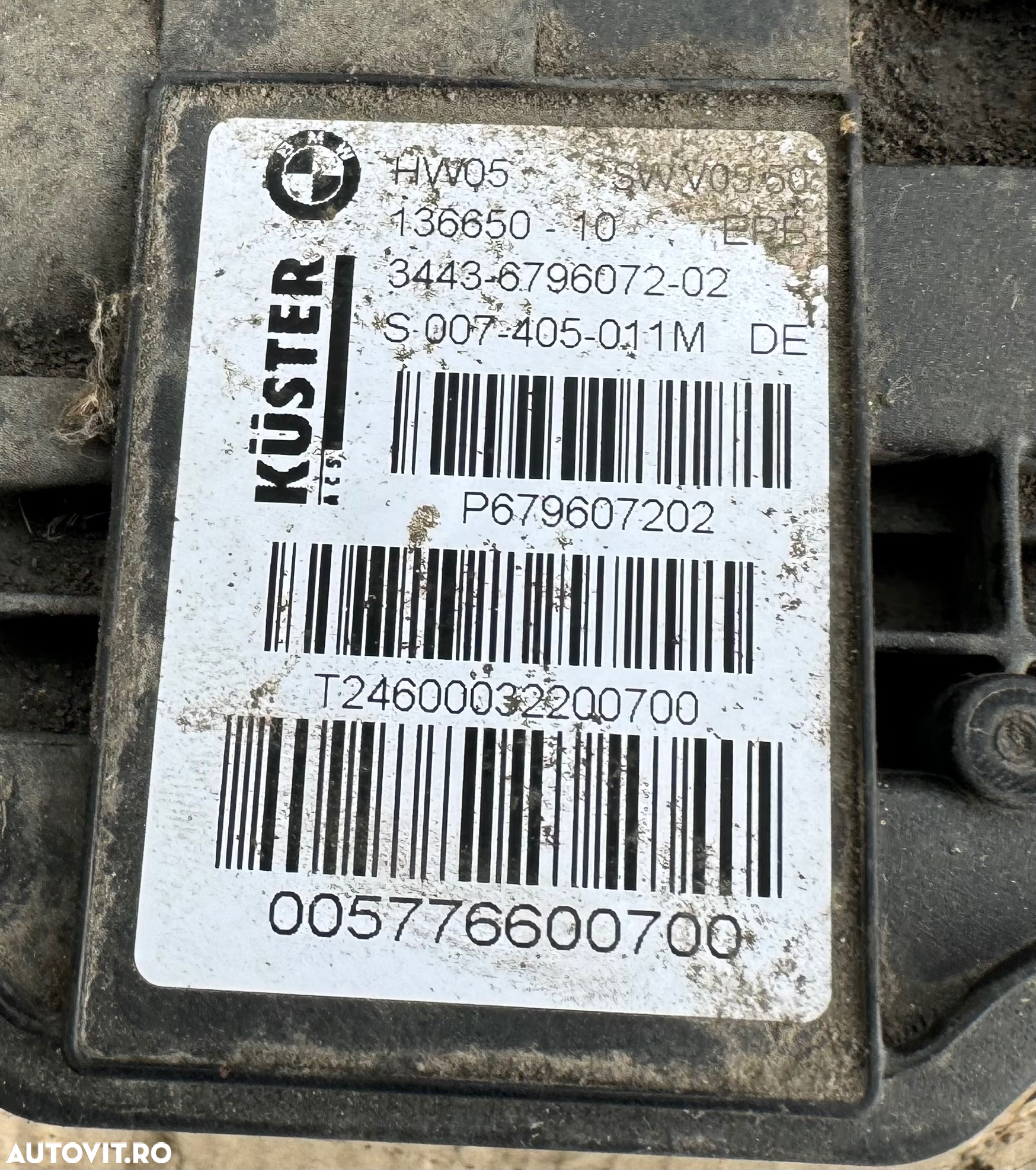 Modul frâna de mâna bmw X5 e70 X6 e71 motoraș actuator frâna staționare - 3