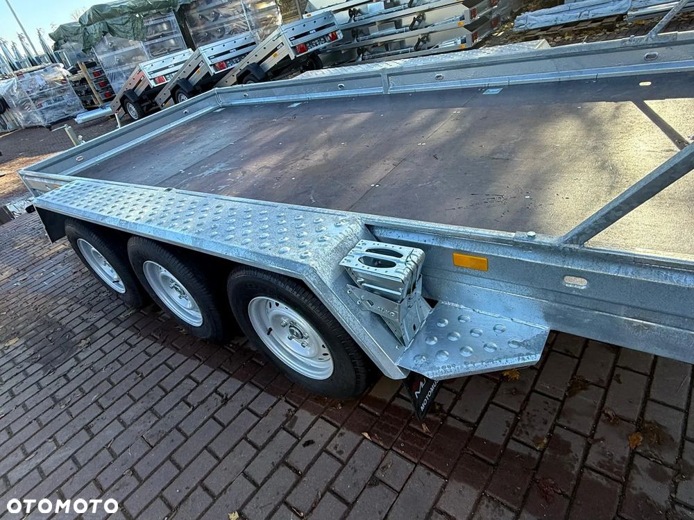 Niewiadów Przyczepa do przewozu sprzętu budowlanego Niewiadów K4035 400x190cm 3500kg 3 osie pod koparke minikoparka walec MOTOMUS Borowa - 11