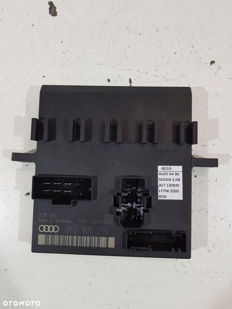 MODUŁ STEROWNIK ŚWIATEŁ 8E0907279 AUDI A4 B6 B7 EU - 1