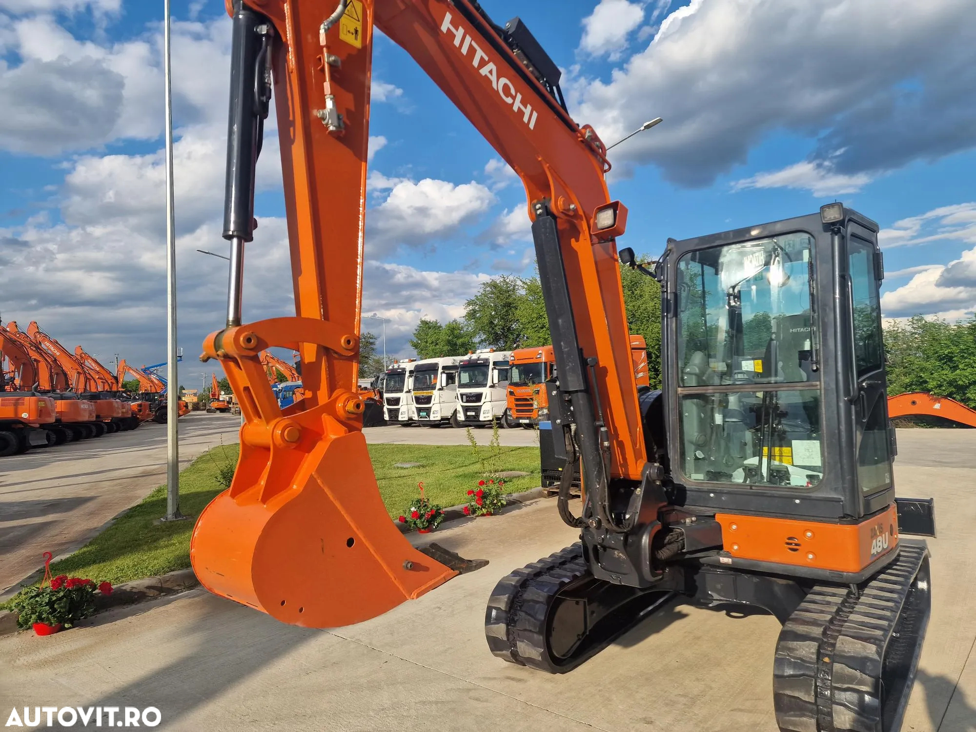 Hitachi ZX48, 5 TONE, 2023, 826h, CUPA NOUA,  44900 EUR+Tva, inst picon, senile 90% ok, computer de bord, produs in JAPONIA, CA SI NOU, posibilitate lkeasing 4 ani-PROMOTIE 44900 EUR+Tva - 22