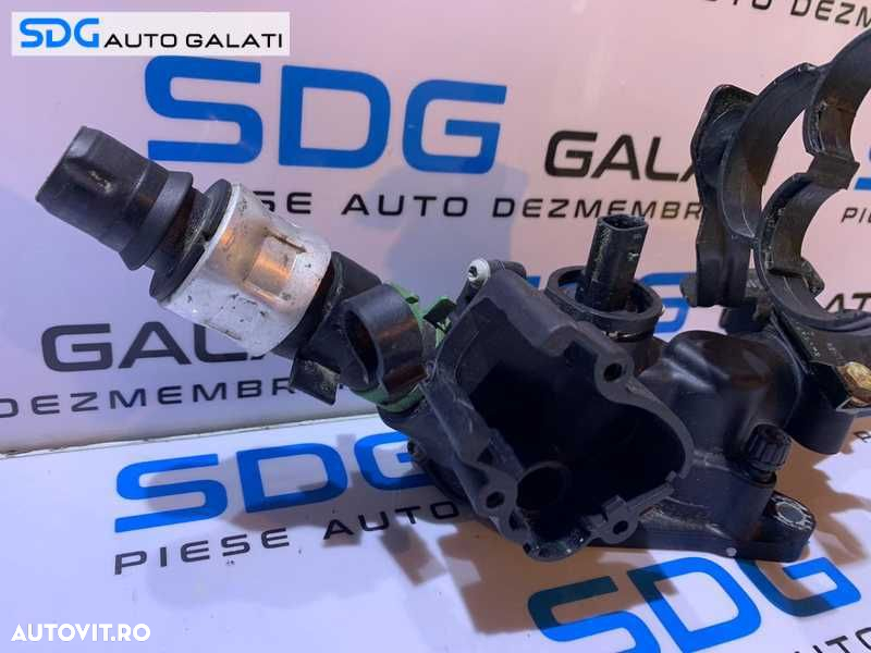 Corp Carcasa Termostat cu Senzor Temperatura Apa Mercedes Benz Clasa Citan W415 1.5 DCI 2013 - 2018 Cod 110609813R [S0146] - 3