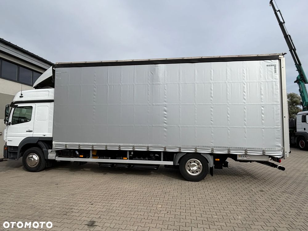 Mercedes-Benz ATEGO 1530 firanka , winda , 16 ton DMC , zaczep do przyczepy , kabina sypialna , z Niemiec, (1527, 1524, 1630, 1627, 1624) 6 cylindrów , sypialka, duże zbiorniki - 15