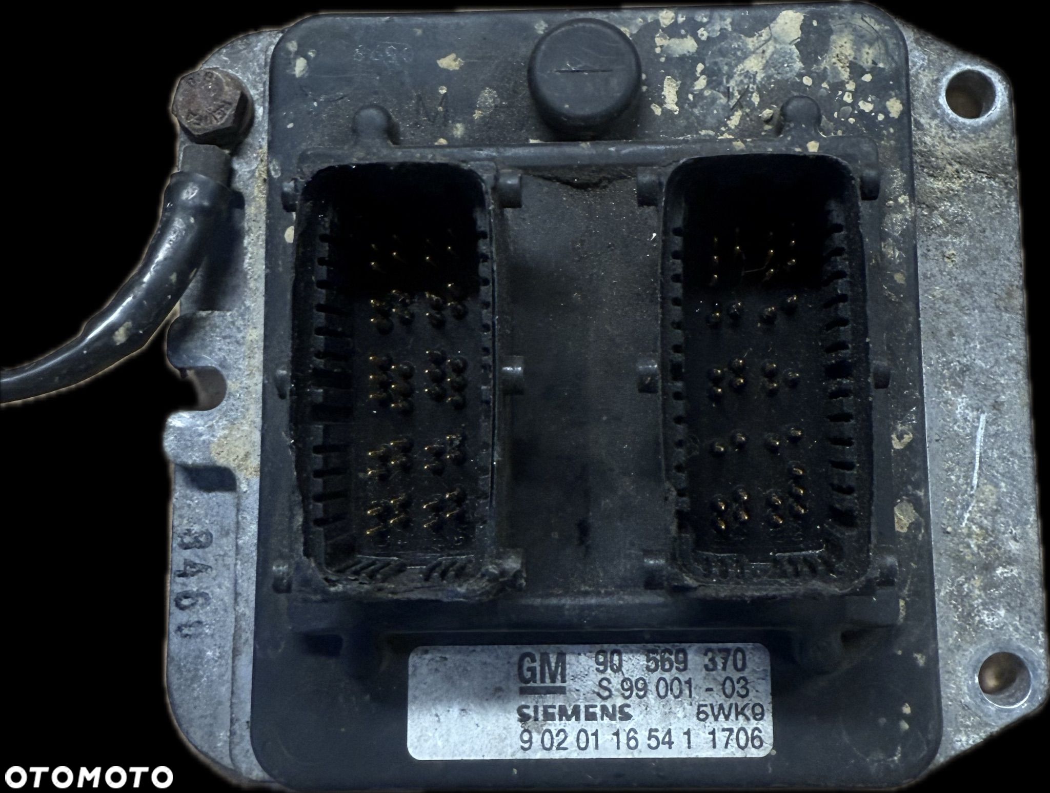 Sterownik Silnika ECU Komputer Opel Zafira Astra A Vectra B 90569370 - 1