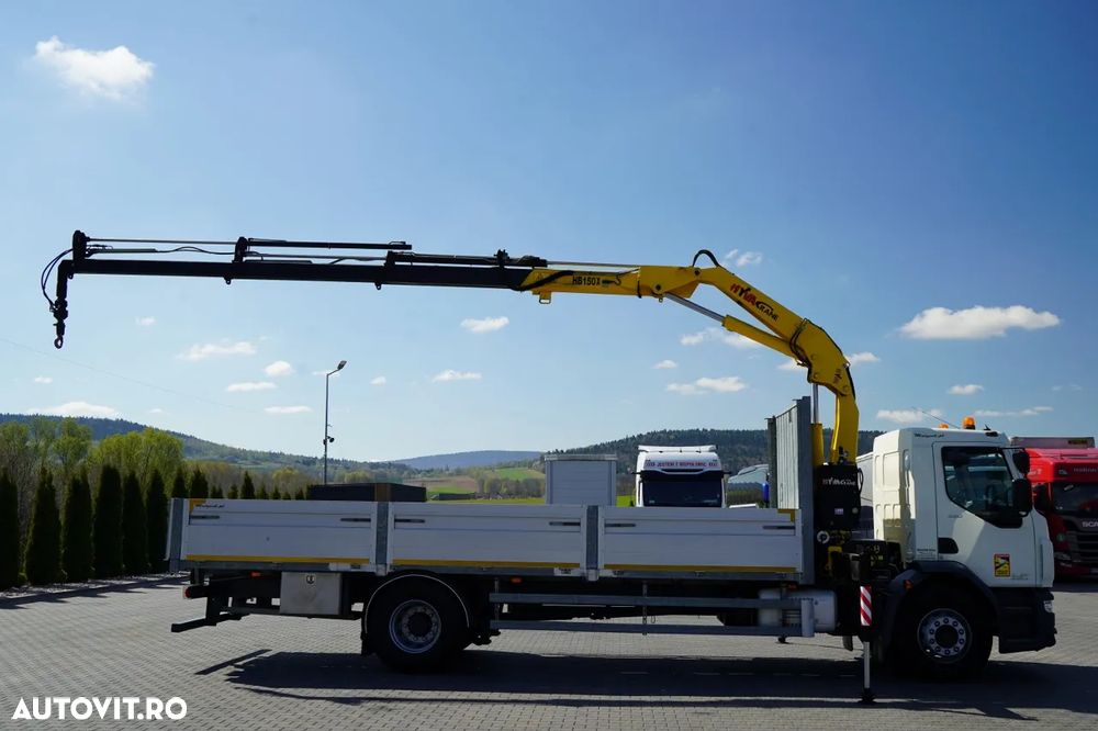 DAF LF 250 / 4X2 / LIVRARE - 7.30 + HDS HYVA HB 150XE3 / RADIOCOMANDĂ / ROTATOARE / MAX. CAPACITATE DE RIDICARE: 5200 KG / EURO 6 - 6