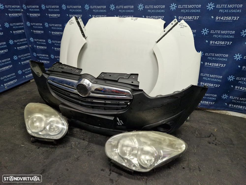 Frente completa usada OPEL COMBO D DIESEL capot parachoques oticas guarda lamas radiador FIAT DOBLO - 1