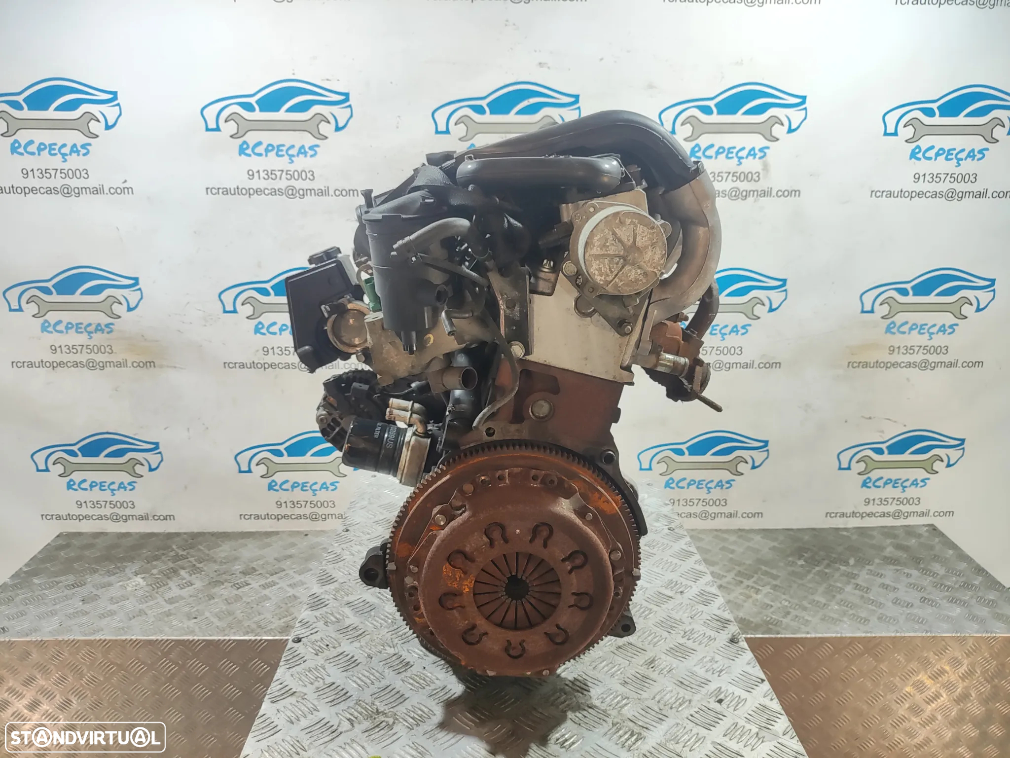 - Motor Completo PSA Peugeot Citroen 1.9D 69cv 8v WJY Injeção Delphi - 6