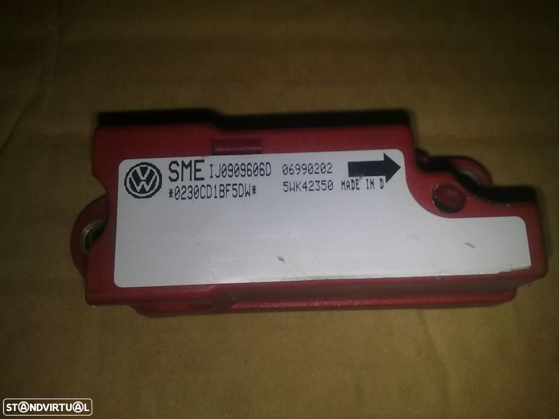 Sensor Airbag IJ0909606D VW GOLF 4 - 1