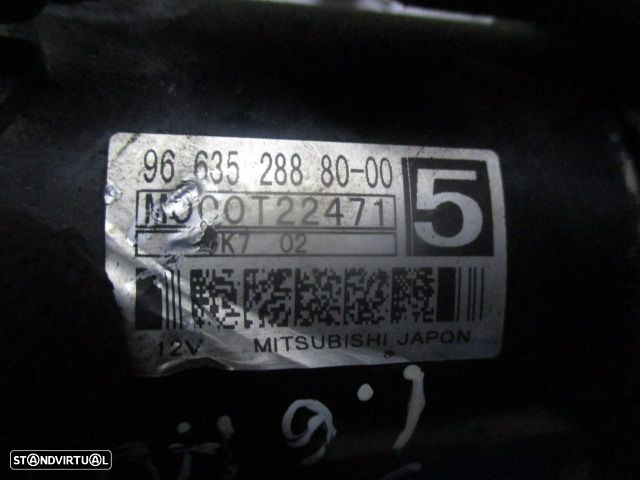 Motor De Arranque 966352888000 MOOT22471 PEUGEOT 308 2008 1.6 HDI PEUGEOT 207 2007 1.6HDI 0P - 3