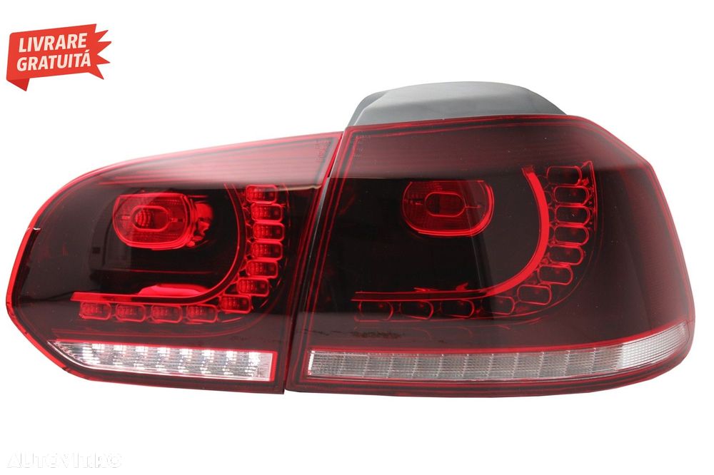 Stopuri Full LED VW Golf 6 VI (2008-2013) GTI R20 Design- livrare gratuita - 4