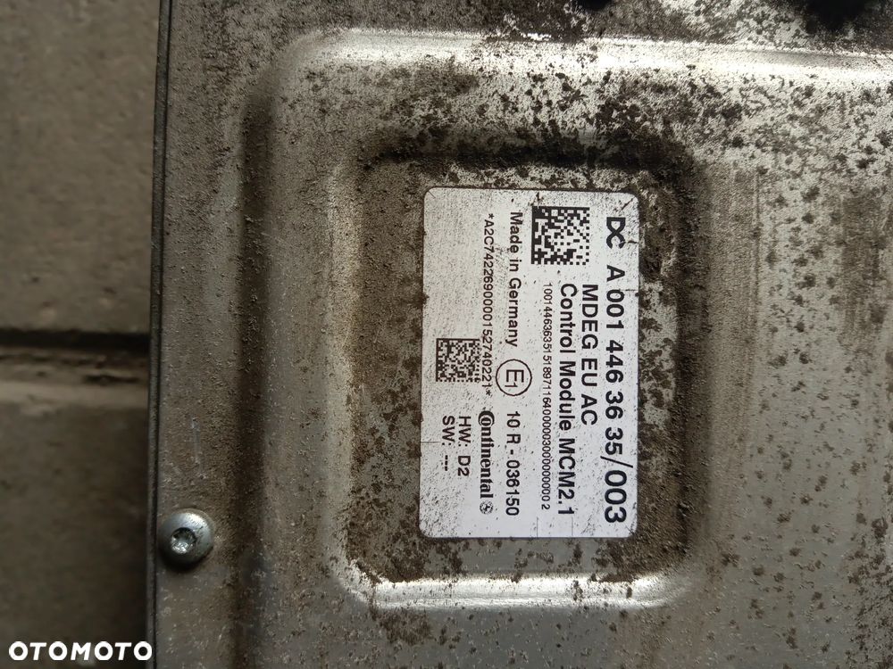 KOMPUTER STEROWNIK SILNIKA ECU MCM  MERCEDES EURO 6 - 3