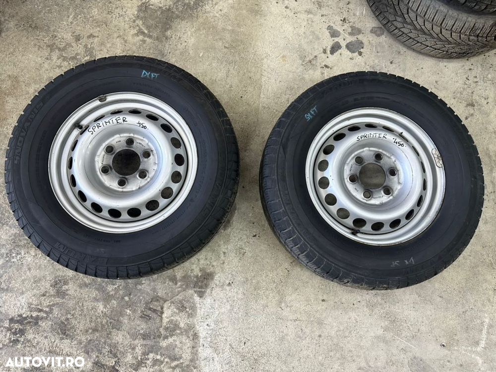 Roata MERCEDES SPRINTER 2006-2016 cu cauciuc iarna 235/65R16C - 1