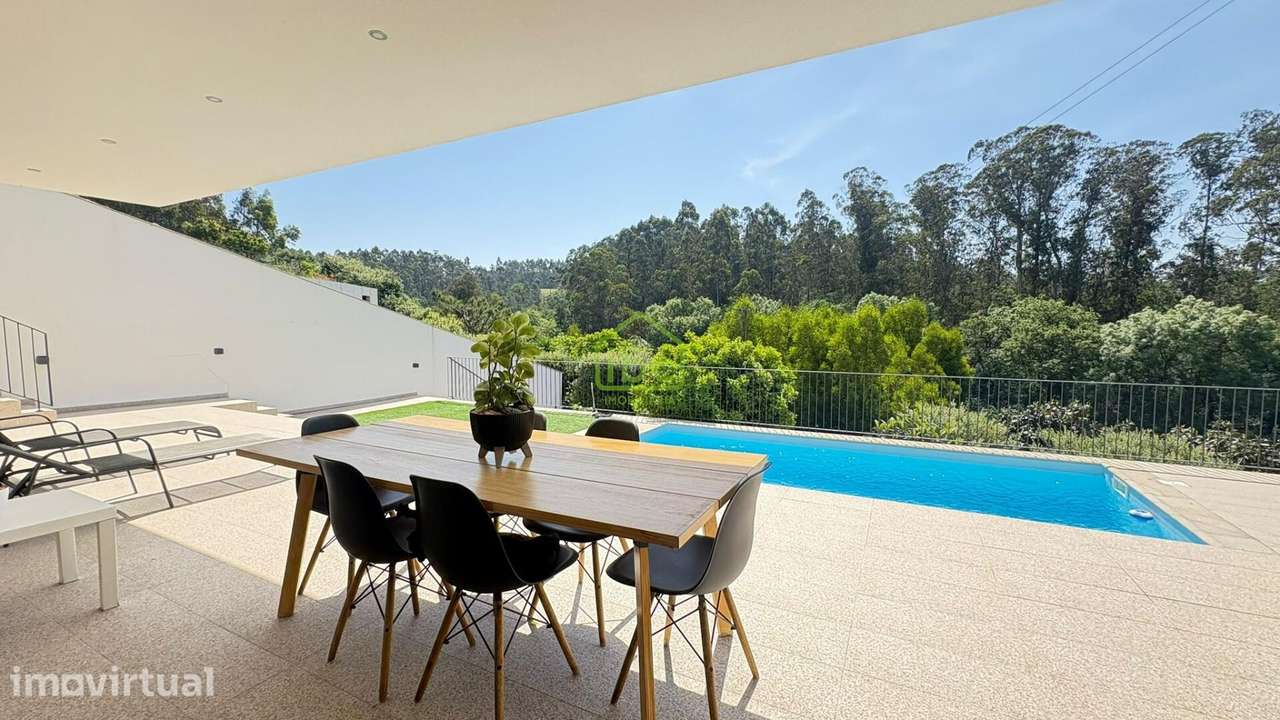 Moradia de luxo moderna, com piscina e vista rio | Vila do Conde - Grande imagem: 5/45