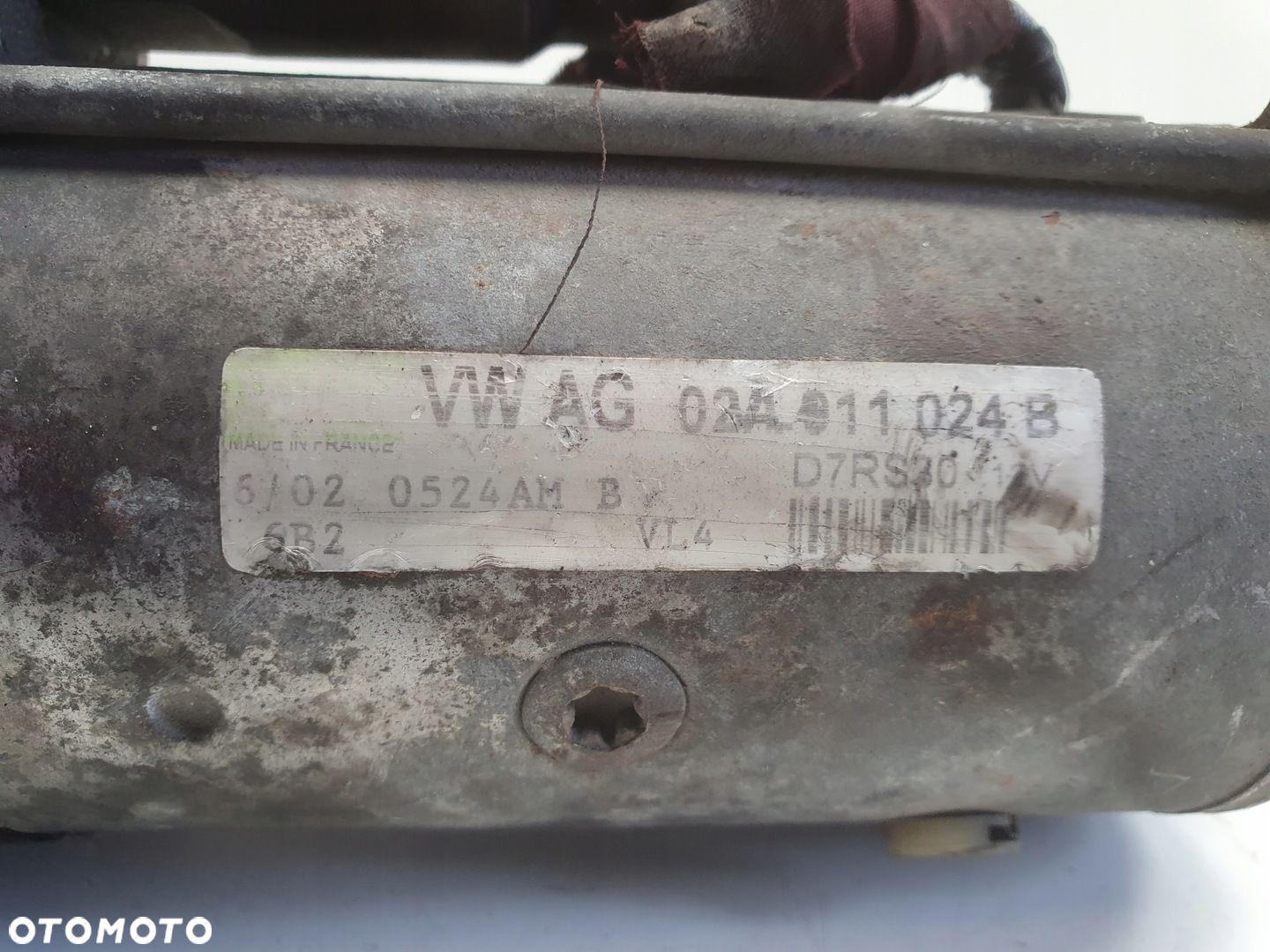 Audi A3 8L Golf IV 1.9 TDI ROZRUSZNIK valeo 02A911024B D7RS30 - 2