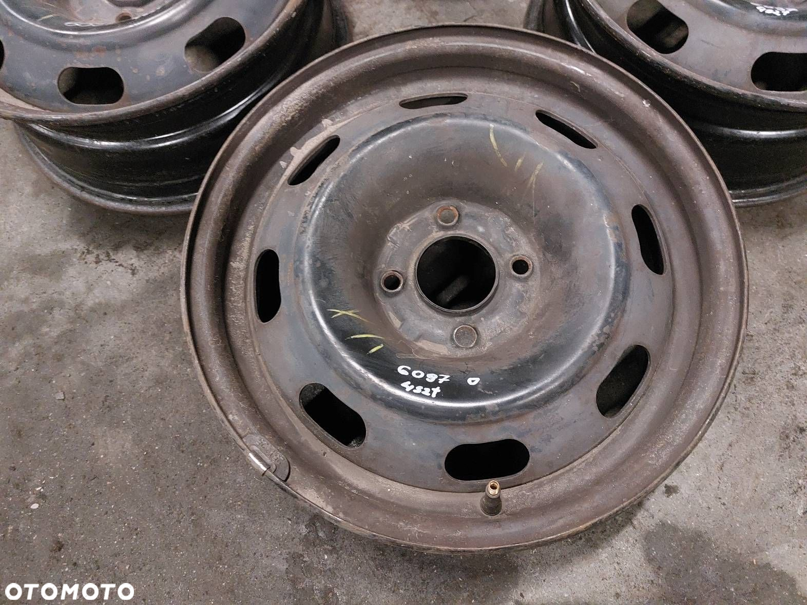 FELGI STALOWE 4 SZT PEUGEOT 206 I 4X108 6JX15 ET27 FI65,1 - 2