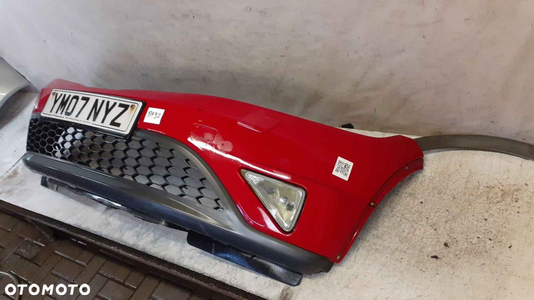 ^ ZDERZAK PRZÓD PRZEDNI DO HONDA CIVIC UFO VIII 8 R81 CZERWONY SPRYSKIWACZE LAMP XENON HALOGENY - 4