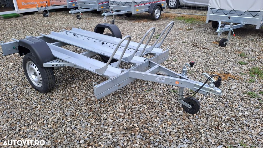REPO Remorca 750 kg 3 Motociclete 210 x115 cm (212 x 150 cm) - 2