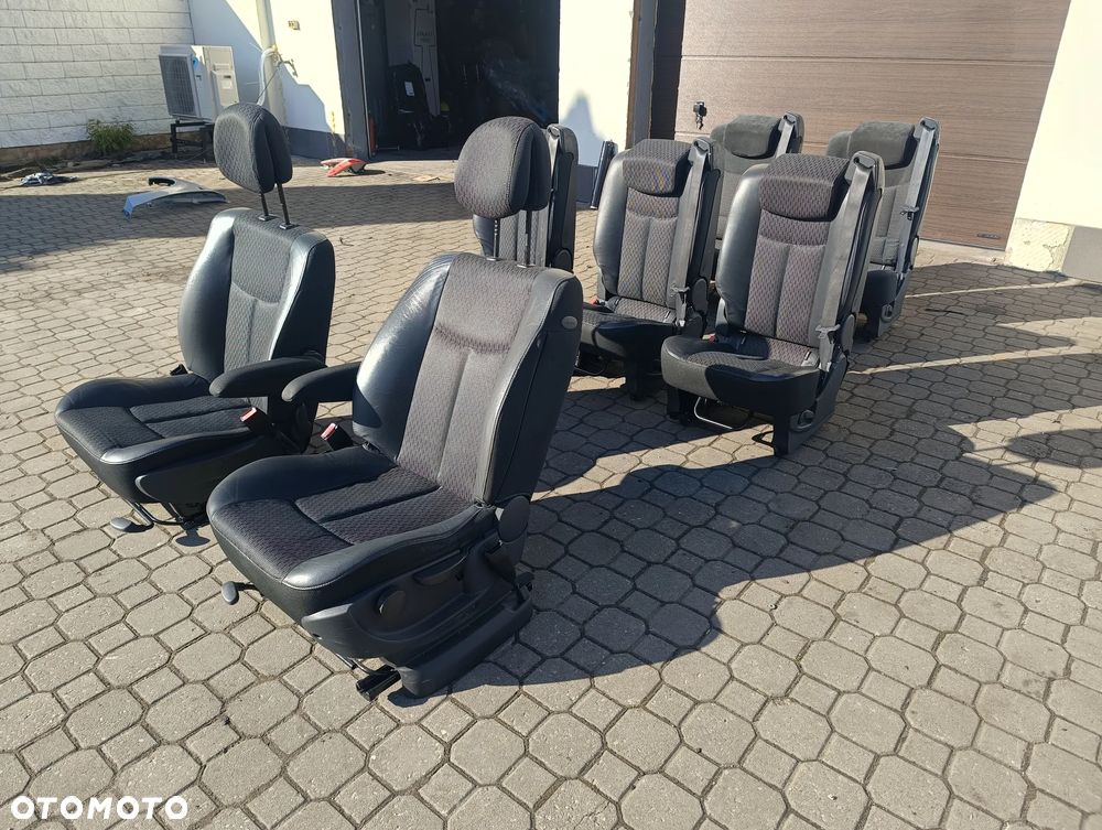 Fotel przedni prawy lewy fotel tylni II rząd III rząd Renault ESPACE IV LIFT pół skóra - 1