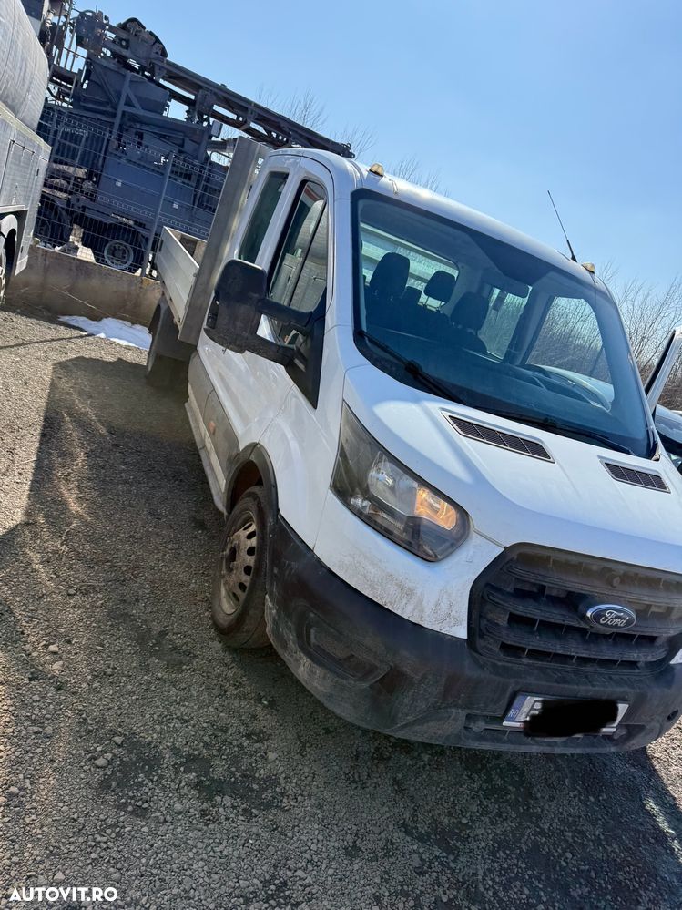 Ford Transit L3 2019 Basculabil Punte Dubla Unic Proprietar de noua Km Reali Istoric Service Kit Distribuție nou kit ambreiaj nou Camioneta Bena Tranzit Basculare Basculanta pick up NU Iveco Mercedes VW Daily Peugeot Fiat Boxer Opel Renault 35c 65c - 33