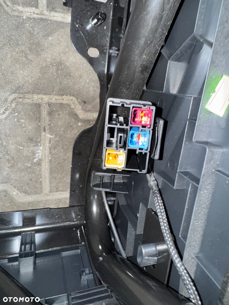 FOTEL skórzany pasażera podwójny AIBAG Ford Transit Turneo Custom Lift - 5