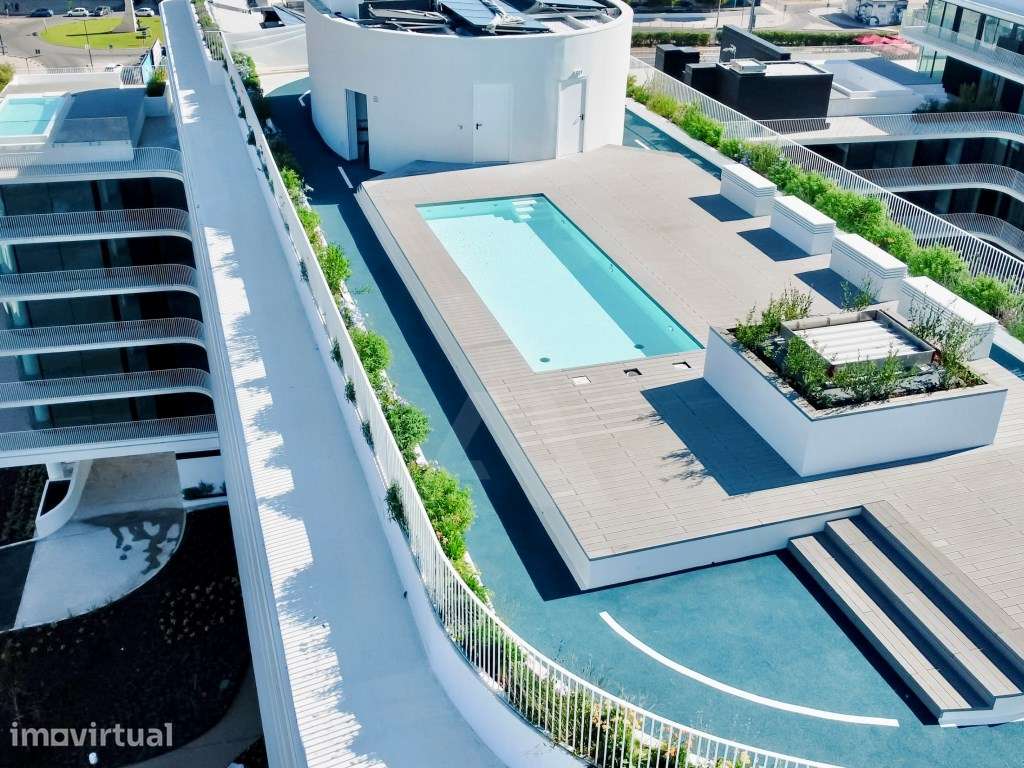 Apartamento T3 no Barreiro com vista para o rio, piscina e garagem - Grande imagem: 5/30