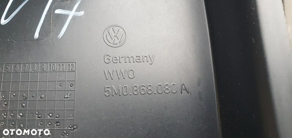 Boczek drzwi tapicerka prawy przód przednia prawa VW Golf VI 6 Plus - 6