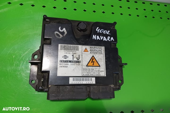 CALCULATOR MOTOR ECU 23710EB310 Nissan Navara - 1