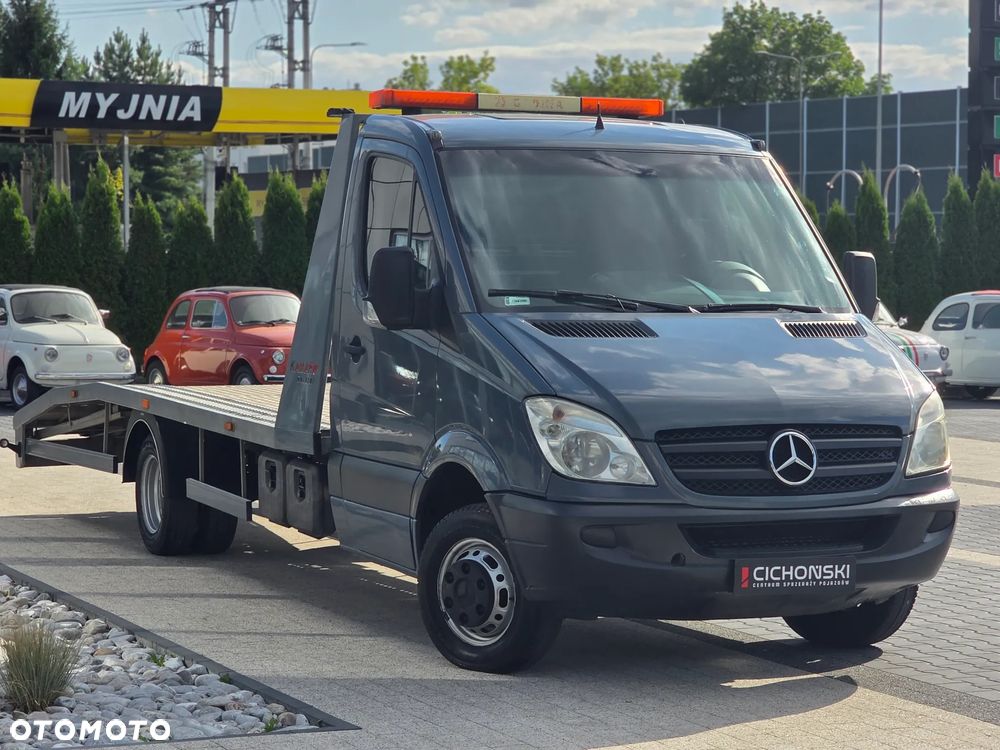 Mercedes-Benz Mercedes-Benz SPRINTER 515 CDi Autolaweta Holownik Pomoc Drogowa Na Bliźniaku Długi Najazd Auto Serwisowane z Polskiego Salonu Wyjątkowo ładny i Zadbany Samochód - 24