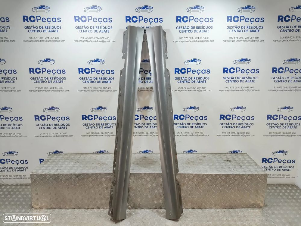 Conjunto Embaladeira Embaladeiras Esquerda Direita BMW Serie 3 E90 E91 LCI Saia Saias Lateral Laterais Original - 1