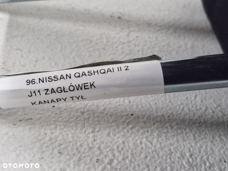 NISSAN QASHQAI II 2 J11 ZAGŁÓWEK KANAPY TYŁ ŚRODKOWY - 4