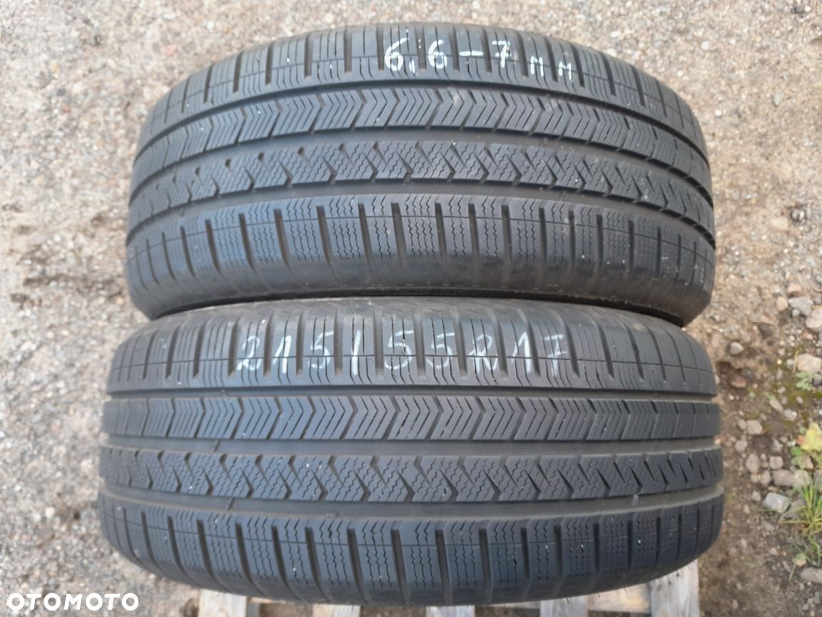 215/55R17 98V , dwie opony wielosezonowe VREDESTEIN. - 1