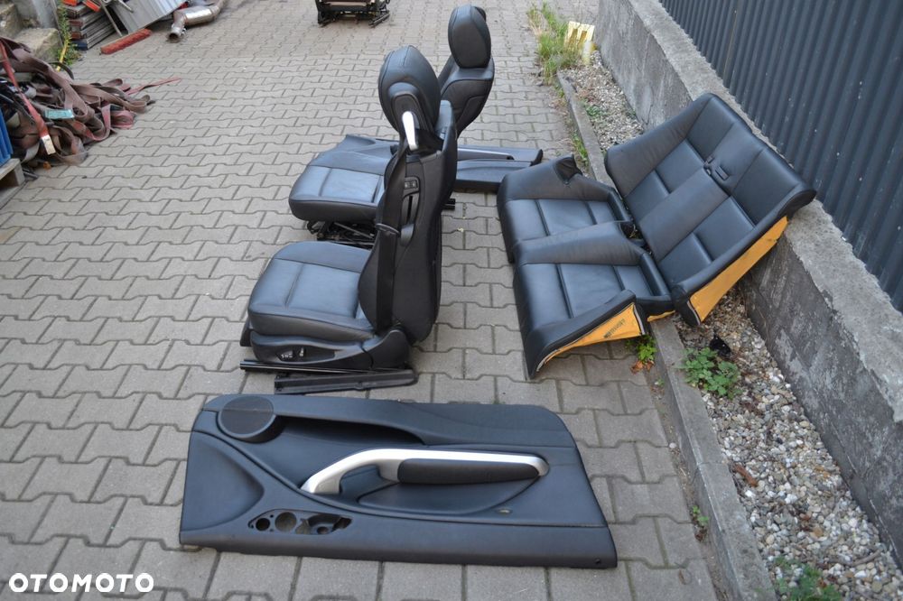 BMW E46 CABRIO FOTELE KANAPA BOCZKI SKÓRA KOMPLET - 13