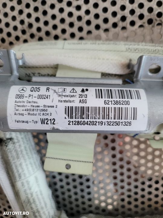 Airbag Cortina Stanga Dreapta Mercedes E Class W212 Berlina Vandut De Firma Cu Garantie - 4